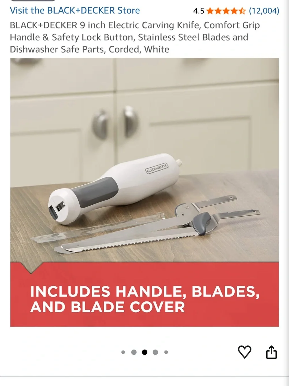 Black and Decker electric knife
